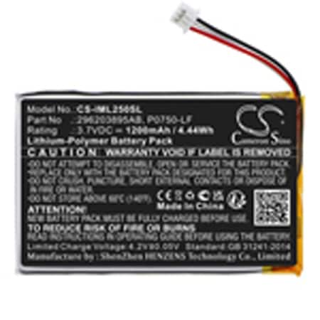 Payment Terminal Battery, Replacement For Ingenico, Link 2500 Battery